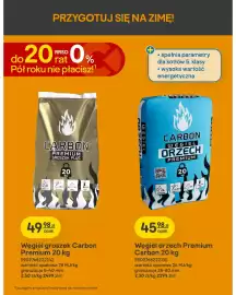 Castorama gazetka tydzień 42 Strona 22: Węgiel groszek Carbon Premium €49,98, Węgiel orzech Premium Carbon €45,98