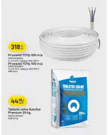 Castorama gazetka tydzień 42 Strona 25: Tabletki solne KamSol Premium €44,98, Przewód YDYp €318,00