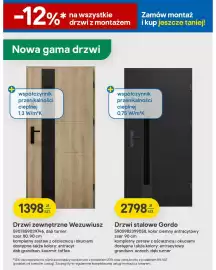Castorama gazetka tydzień 42 Strona 35: Drzwi zewnętrzne Wezuwiusz €1.398,00, Drzwi stalowe Gordo €2.798,00