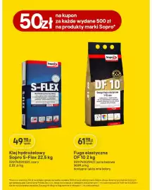 Castorama gazetka tydzień 42 Strona 7: Klej hydrożelowy Sopro S-Flex €49,98, Fuga elastyczna DF 10 €61,98