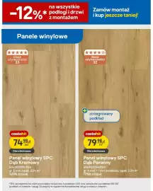 Castorama gazetka tydzień 42 Strona 13: Panel winylowy Spc Dąb Poranny €79,98