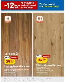 Castorama gazetka tydzień 42 Strona 5: Panel podłogowy Davenport GoodHome €29,98, Panel podłogowy Dąb Solar €34,98