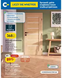 Castorama gazetka tydzień 42 Strona 8: Skrzydło drzwiowe Toreno Fortia €368,00, Panel winylowy Spc Dąb Lizbona €89,98