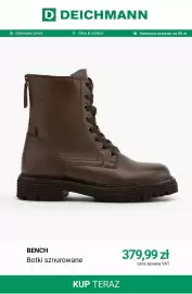 Deichmann gazetka tydzień 42 Strona 2: Botki sznurowane Bench €379,99