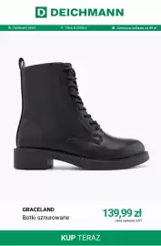 Deichmann gazetka tydzień 42 Strona 5: Botki sznurowane Graceland €139,99