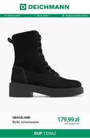 Deichmann gazetka tydzień 42 Strona 8: Botki sznurowane Graceland €179,99