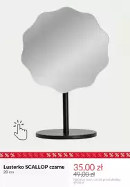 Homla gazetka tydzień 42 Strona 10: Lusterko Scallop czarne 20 cm €35,00
