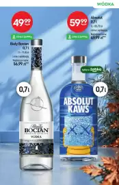 Żabka gazetka | Alkohole Strona 7: Wódka Biały Bocian €49,99, Wódka Absolut Kaws €59,99