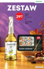 Żabka gazetka | Alkohole Strona 11: Zestaw: Wino Choya 0,5 l + Sushi Noriko 225 g €29,99