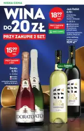 Żabka gazetka | Alkohole Strona 4: Wino Dorato €15,99, Wino Jack Rabbit €18,99