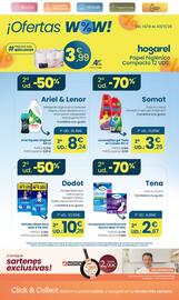 Folleto Clarel Página 14: Dodot pañales bebé seco €10,29, Ariel & Lenor €8,24