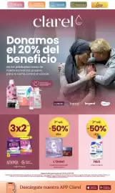 Folleto Clarel Página 1: BELLEZA CUIDADO PERSONAL HOGAR MASCOTAS clarel Donamos el 20% del beneficio de los productos rosas