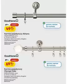 Castorama gazetka tydzień 42 Strona 8: Karnisz pojedynczy Athens GoodHome €49,98