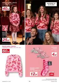 KiK gazetka Strona 14: Dziecięcy sweter z dzianiny z kokardkami z brokatem €40,00, Sweater with Brocade Bowknots €60,00