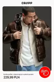 Cropp gazetka tydzień 42 Strona 3: Kurtka puffer z błyszczącym wykończeniem Cropp €229,99