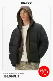 Cropp gazetka tydzień 42 Strona 5: Czarna kurtka puffer ze stójką Cropp €199,99