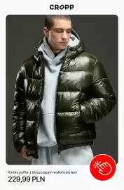 Cropp gazetka tydzień 42 Strona 8: Kurtka puffer z błyszczącym wykończeniem Cropp €229,99
