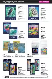 Empik gazetka Strona 26: Blok do akrylu A5 Creadu €24,99, Farby olejne 24 kolory Creadu €69,99