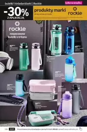 Empik gazetka Strona 44: Butelka tritanowa niebieska 350 ml Rockle €39,99, Śniadaniówka różowa 720 ml Rockle €39,99