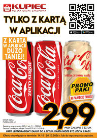 Kupiec gazetka tydzień 42 Strona 8: Napój gazowany Coca-Cola Holiday Creamy Vanilla €2,99