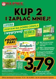 Kupiec gazetka tydzień 42 Strona 1: Groszek Bonduelle €3,79