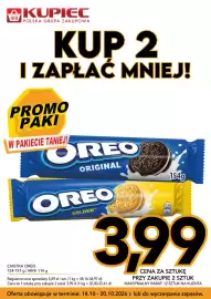 Kupiec gazetka tydzień 42 Strona 6: Ciastka Oreo Mini €3,99