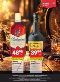 Delikatesy Centrum gazetka | Alkohole Strona 17: Whisky Ballantine’s €48,95, Brandy €39,99