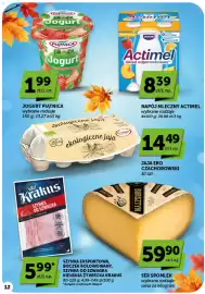 ABC gazetka | Minimarket Strona 12: Jajka kurze eko Czachorowski €14,49, Ser Spomlek €59,90