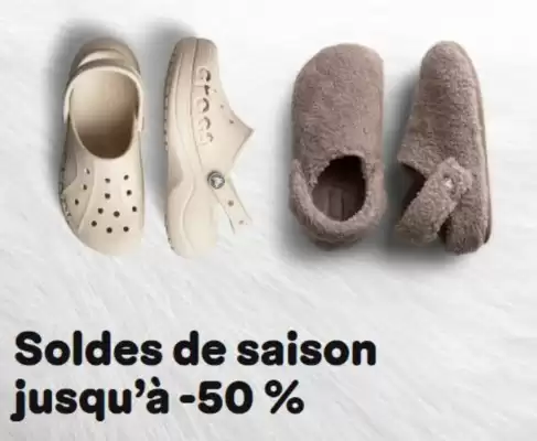 Crocs (valable jusqu'au 31-10)