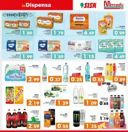 Volantino Mercadò Pagina 15: Kinley acqua tonica lemon €1,09, Zuegg Skipper senza zuccheri aggiunti €1,29