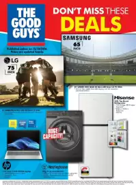 The Good Guys catalogue week 42 Page 1: = THE GOOD GUYS Published online on 15/10/2026. Prices are updated hourly. LG 75