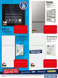 The Good Guys catalogue week 42 Page 3: 3.5 ENERGY RATING 44L Net Capacity 71 SOLT ONLY AT THE GOOD GUYS Holer Haier 433L