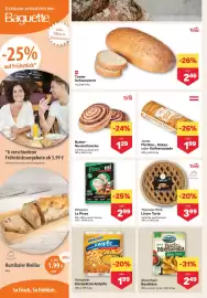 MPreis Flugblatt woche 43 Seite 4: Tiroler Schwarzbrot €2,46, Butter-Nuss schnecke €1,29