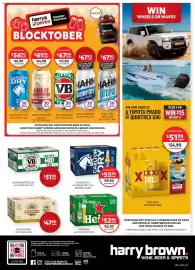 Harry Brown catalogue Page 6: Heineken 24 x 330ml bottles €52,90, Carlton Dry €55,90