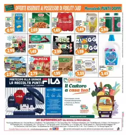 Volantino Il Castoro Supermercati Pagina 20: Mozzarella di latte di bufala Pettinicchio €3,59, Zuegg succhi brick €1,59