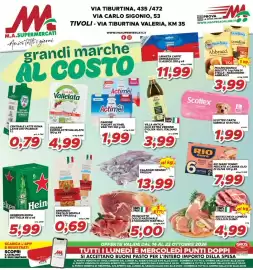 Volantino MA Supermercati Pagina 1: Galbani Fiordilatte Vallelata €4,99, Danone yogurt Actimel €1,99