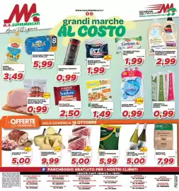 Volantino MA Supermercati Pagina 16: Grana Padano stagionato pezzi grandi €9,99, Prosciutto crudo San Daniele affettato €5,00
