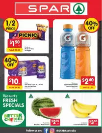 Spar catalogue week 42 Page 16: Gatorade Sports Drink €2,40, Kirks Soft Drink Cans €10,00