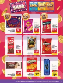 Spar catalogue week 42 Page 5: Red Rock Deli Crackers €3,85, Nestlé KitKat Milk Chocolate €5,00
