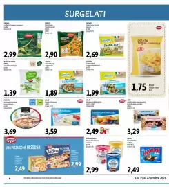 Volantino Madis Pagina 6: Orogel Virtù di Zuppa Leggerezza €1,89, Findus Minestrone Tradizione con Pasta €2,90