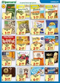 Volantino Ipercarni Pagina 11: Cornetto semplice Tre Marie €2,99, Misto funghi con porcini Filotei €2,49