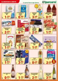 Volantino Ipercarni Pagina 14: Birra Raffo €1,19, Vino Frascati DOC Fontana Candida €2,99
