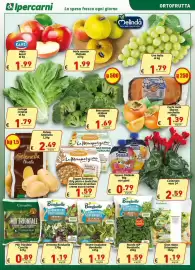 Volantino Ipercarni Pagina 5: Patate Selenella €2,49, Ciclamino vaso 14 €2,59
