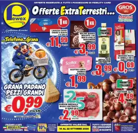 Volantino Pewex Pagina 1: Armando pasta di semola €0,69, Bordoni bresaola basso contenuto di sodio €2,99