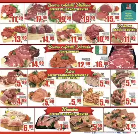 Volantino Pewex Pagina 3: Bocconcini b/a vitellone €11,99, Bistecche di collo suino €5,99