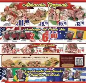 Volantino Pewex Pagina 4: 4 ABBACCHIO INTERO O META TESTA O CORATA Abbacchio nazionale Kee 14,90 €11.99 HAMBURGER BLACK