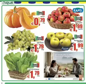 Volantino Pewex Pagina 8: 8 Irtofrutta KANZI PRODOTTO ITALIANO ZUCCA €0,79 al kg € PRODOTTO ITALIANO UVA ITALIA 1.79 al kg
