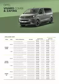 Opel leták | Vivaro Combi a Zafira Strana 2