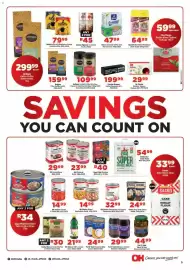 OK Foods catalogue Page 5: Antigua Instant Coffee €109,99, OK Pilchards Assorted €23,99