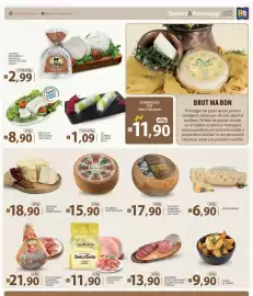 Volantino Supermercati Bruscoli Pagina 3: Pecorino contradaioło Pinzani €15,90, Pecorino Maremma stagionato alle noci €17,90